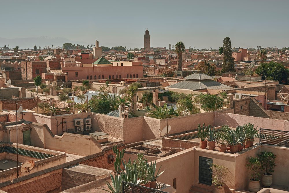 Marrakech Medina panorama Morocco Desert Tours luxury experience